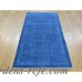 Bungalow Rose One-of-a-Kind Brienne Lori Buft Hand-Knotted Blue Area Rug BGLS1469